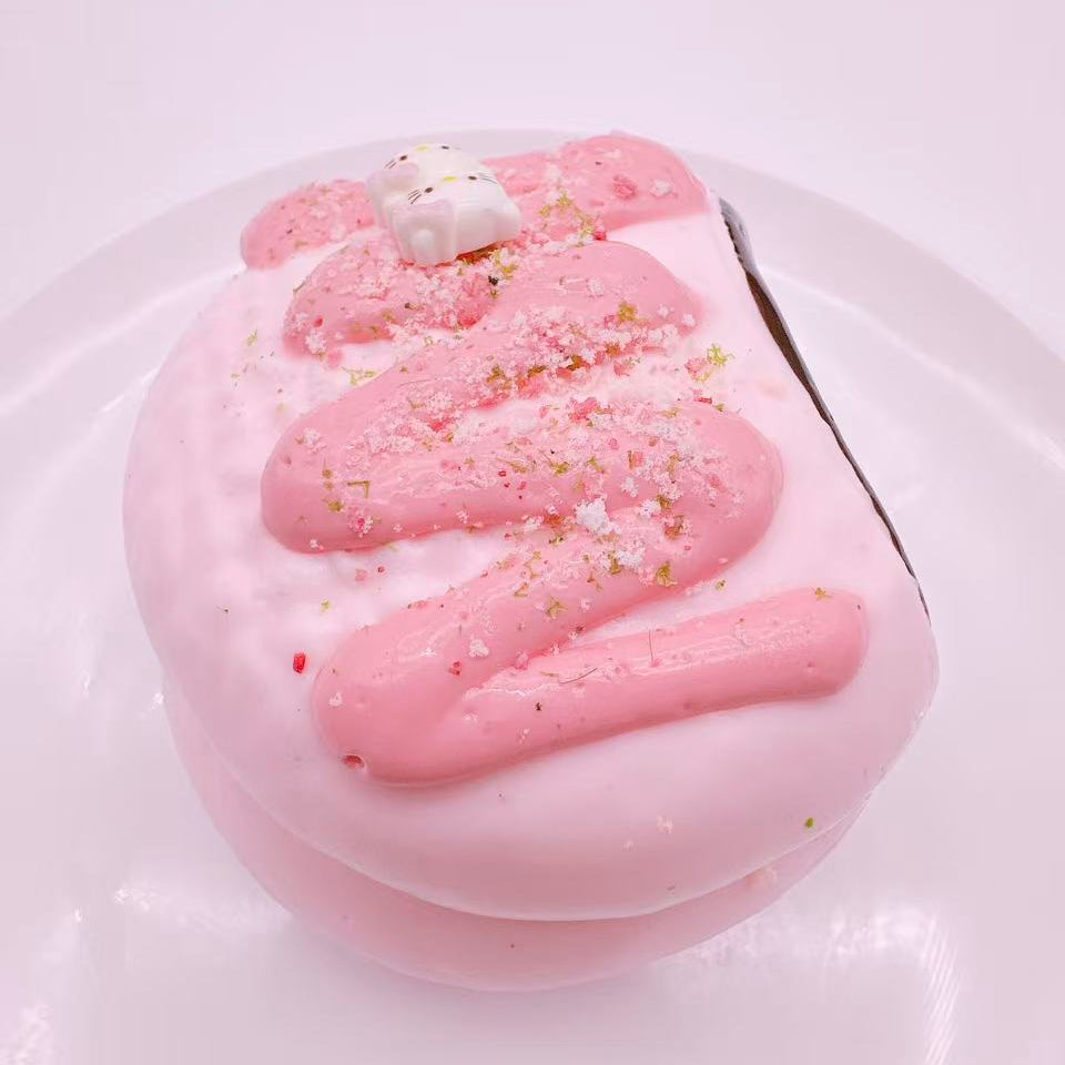 Strawberry Chocolate Pie Taba Squishy