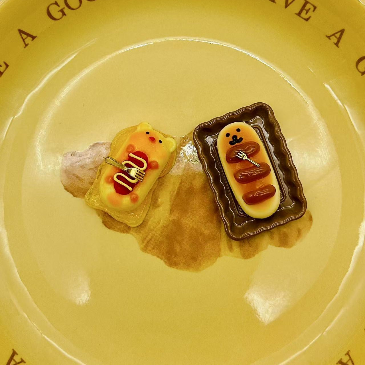 2pc Hotdog Taba Squishy