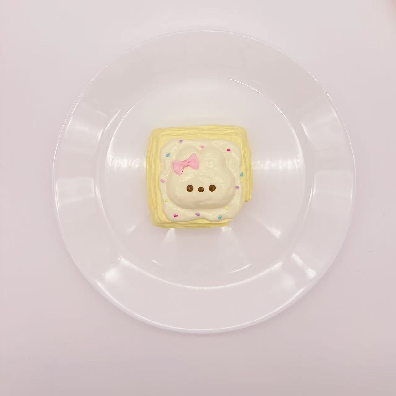 Bunny Crepe Mille Taba Squishy