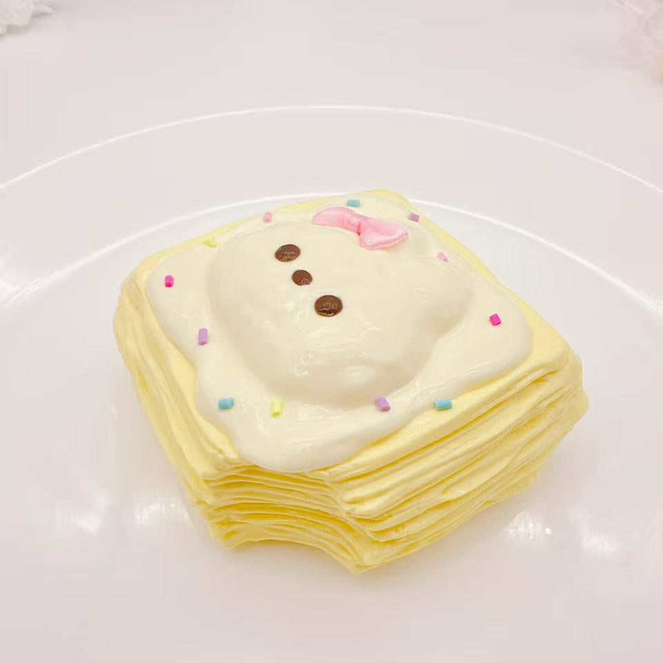 Bunny Crepe Mille Taba Squishy