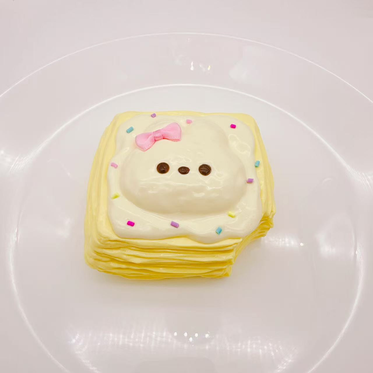 Bunny Crepe Mille Taba Squishy