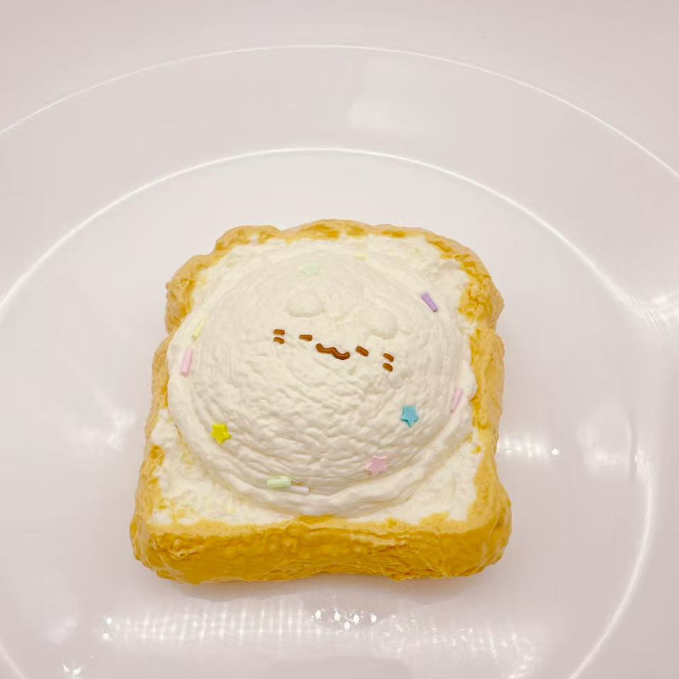 Icecream Bread Taba Squishy