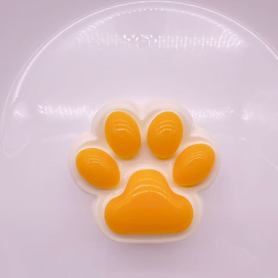 Orange Paw Taba Squishy