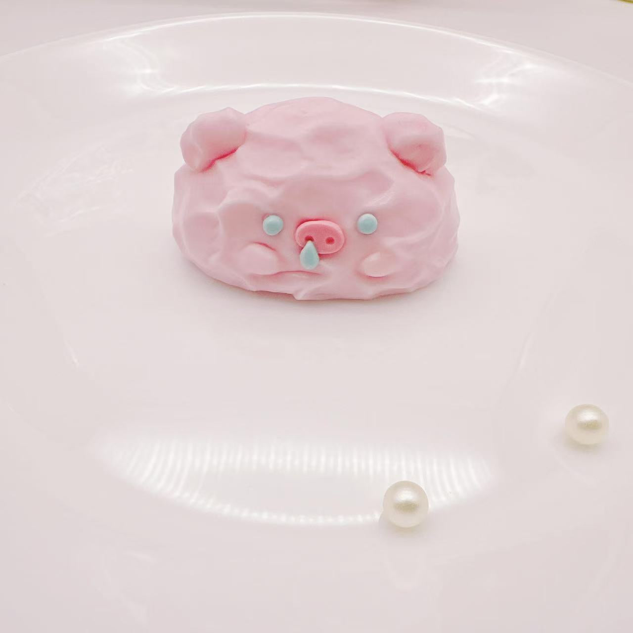 Jumbo Piggy Gelato Taba Squishy-Extra Scoop (2replaceable piggy)