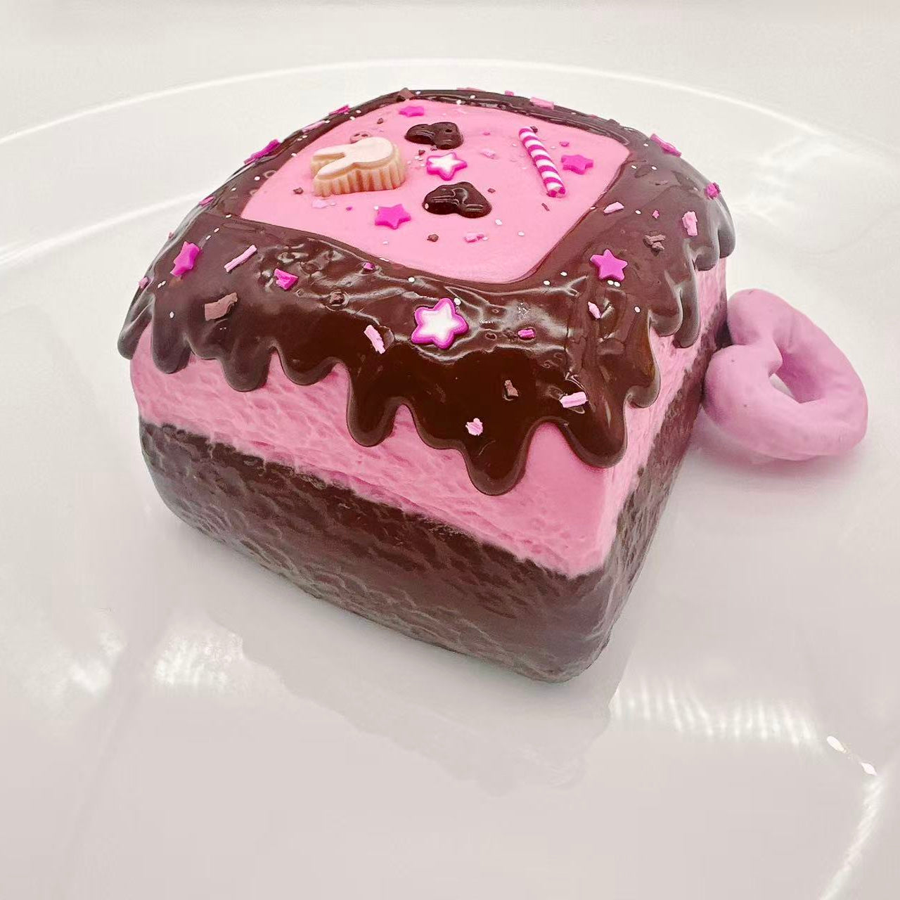 Pink Choco Delight Taba Squishy