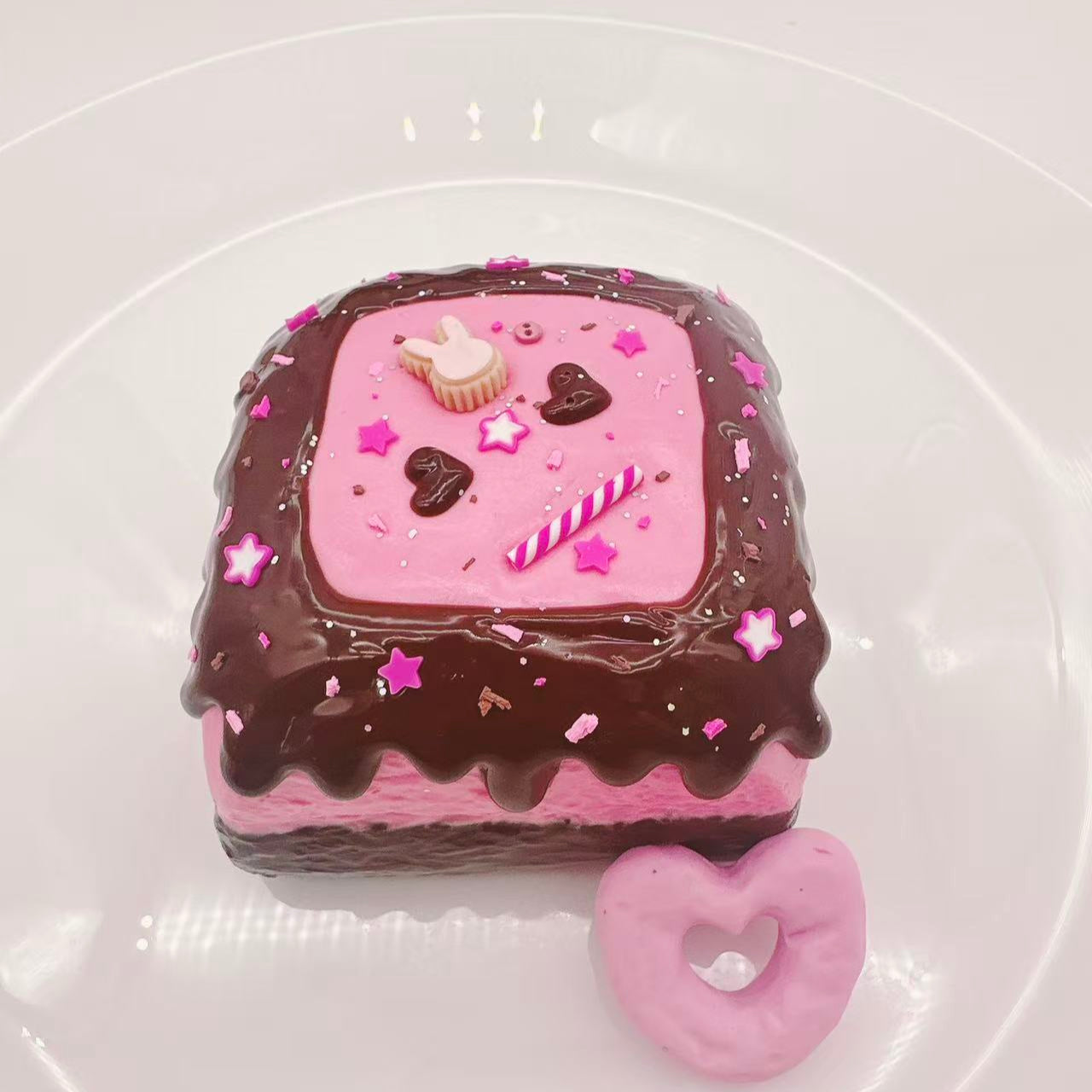 Pink Choco Delight Taba Squishy