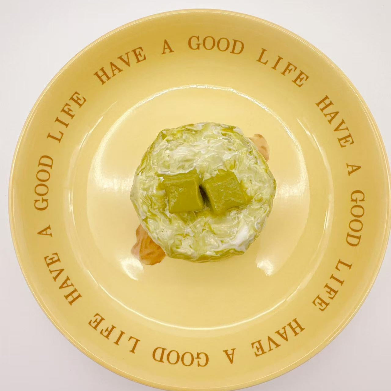 Pistachio Cake Taba Squishy