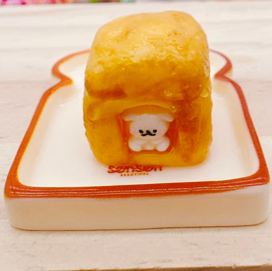 Puppy Toast House Taba Squishy