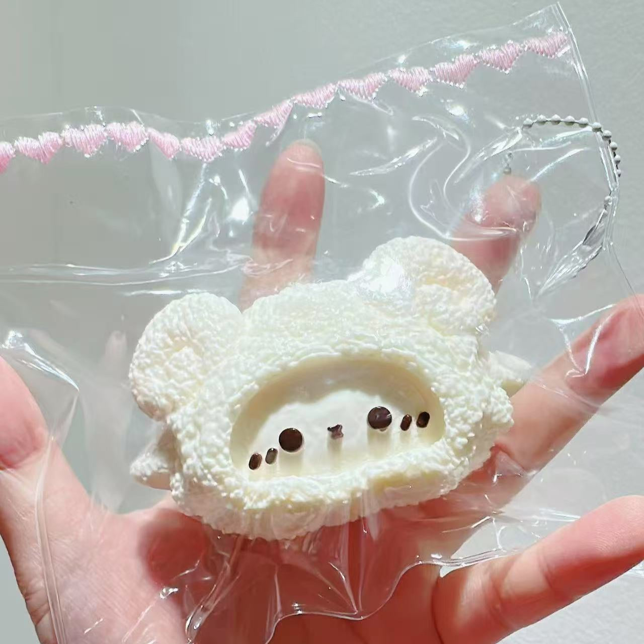 Snowy Lamb Taba Squishy