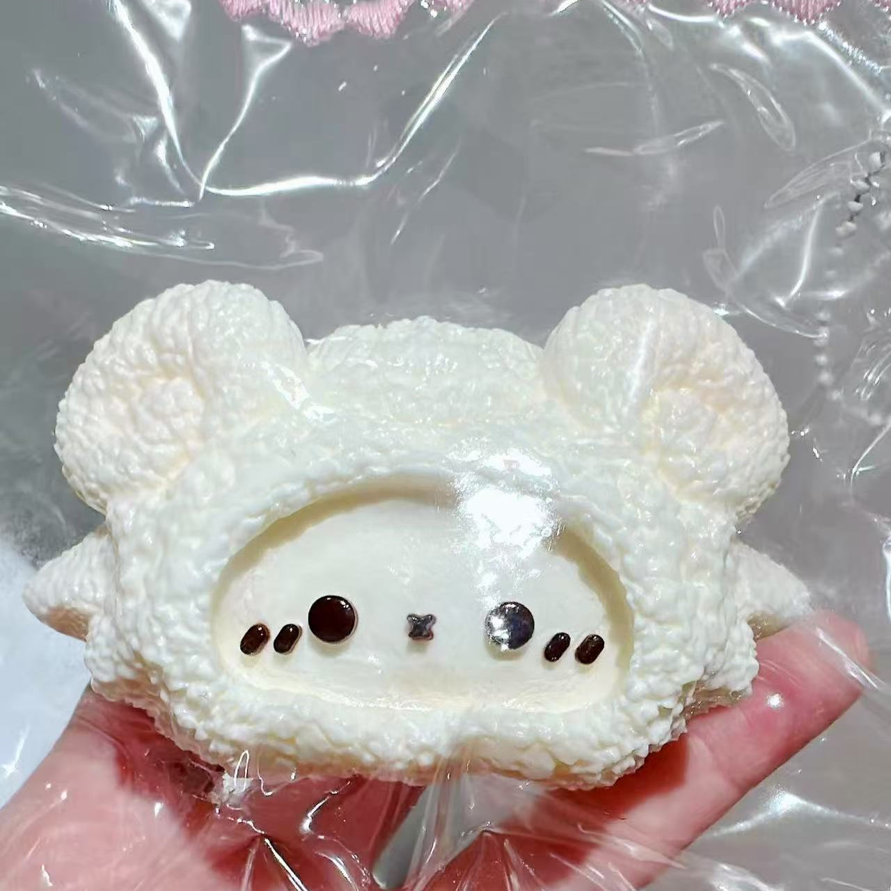 Snowy Lamb Taba Squishy