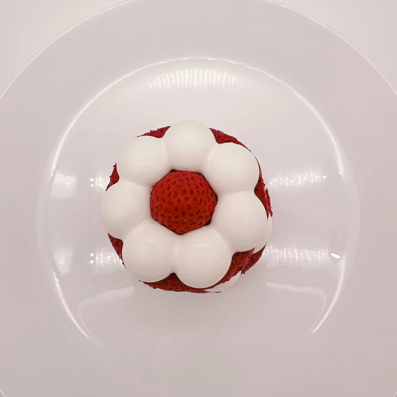 Velour Strawberry Cake Taba Squishy