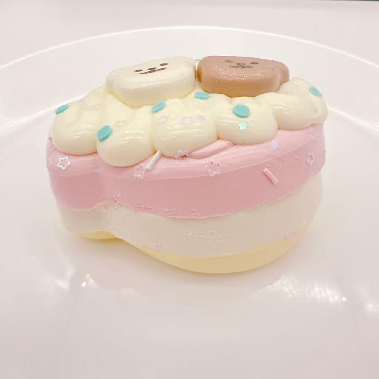 Triple Bear Mousse Taba Squishy