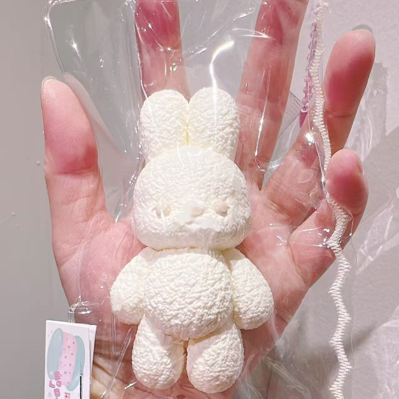Cute Bunny Taba Squishy ( with Mini Bow Squishy)