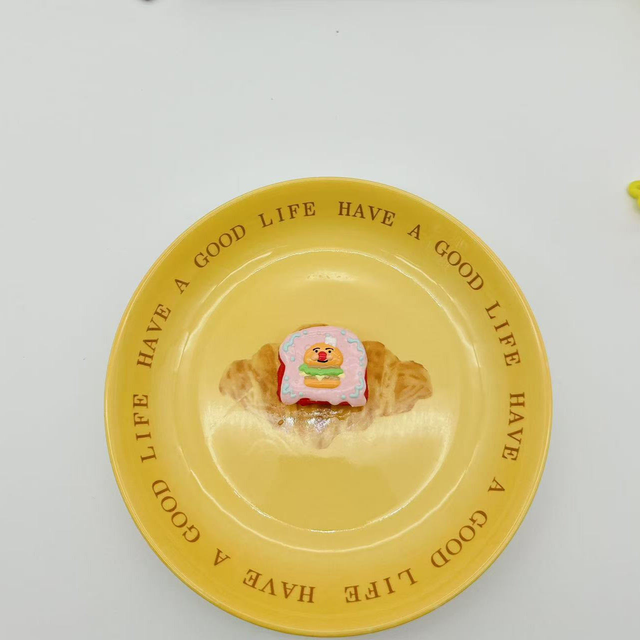 Hand Painted Toast Taba Squishy