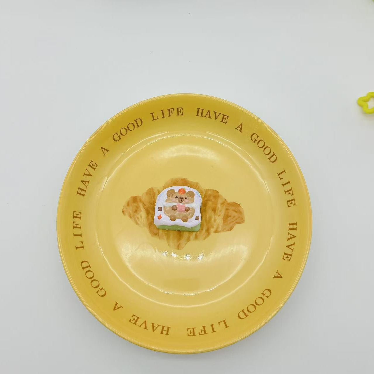 Hand Painted Toast Taba Squishy