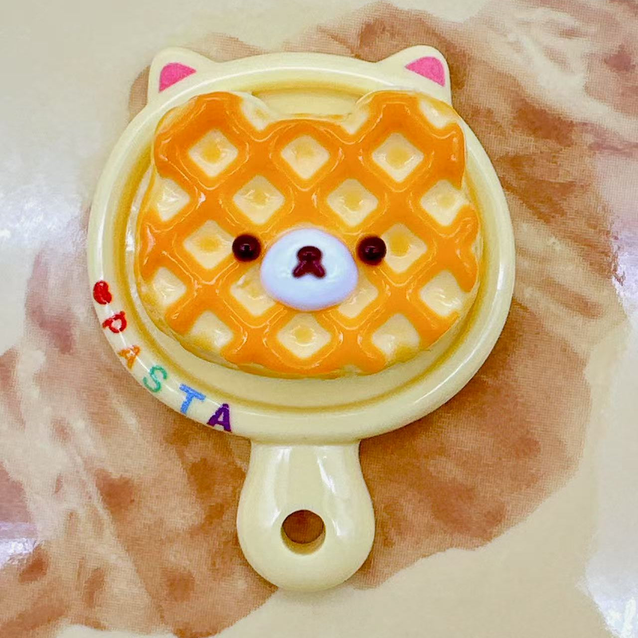 Waffle Bear Taba Squishy