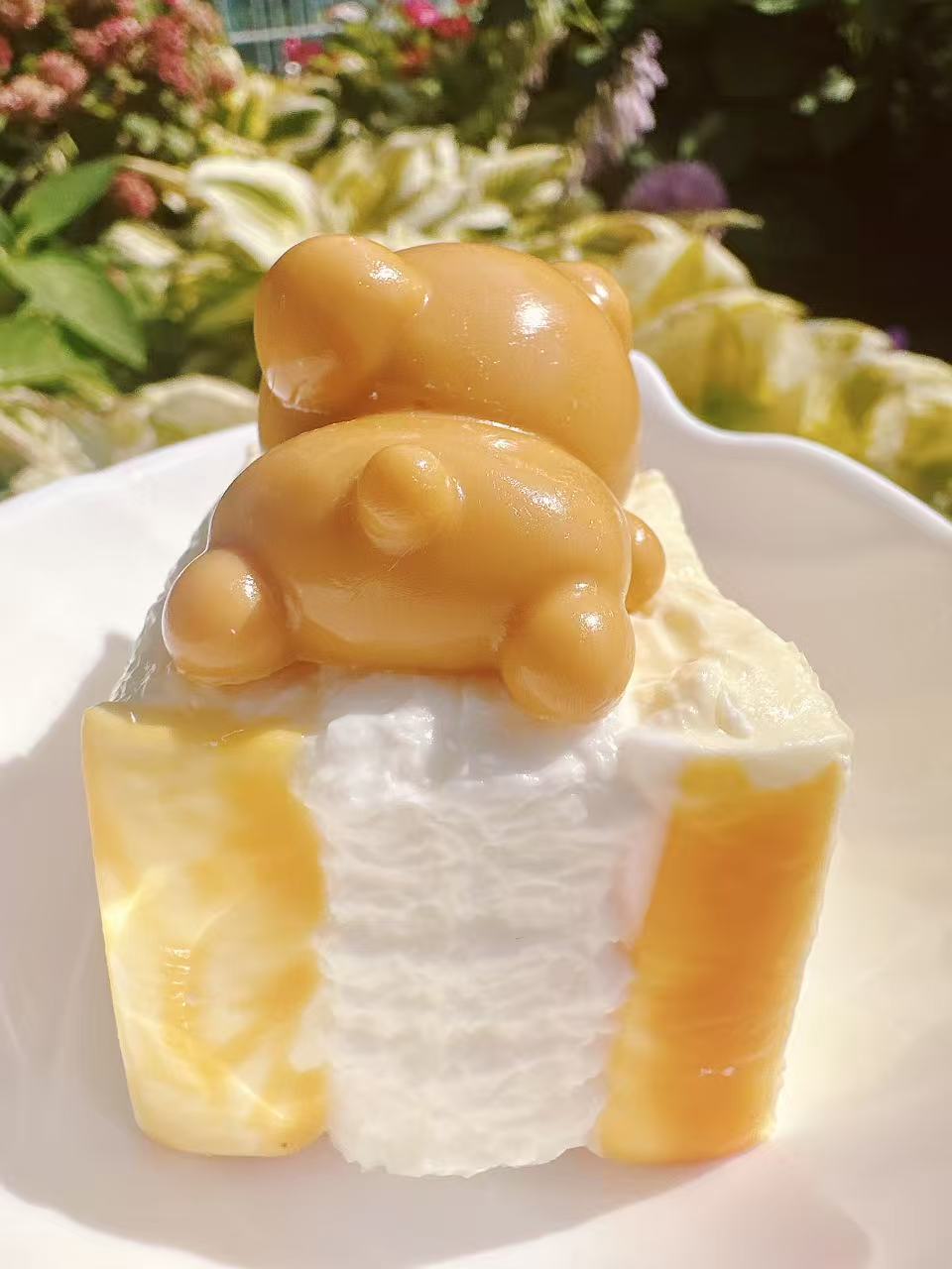 3 Layer Bear Toast Taba Squishy