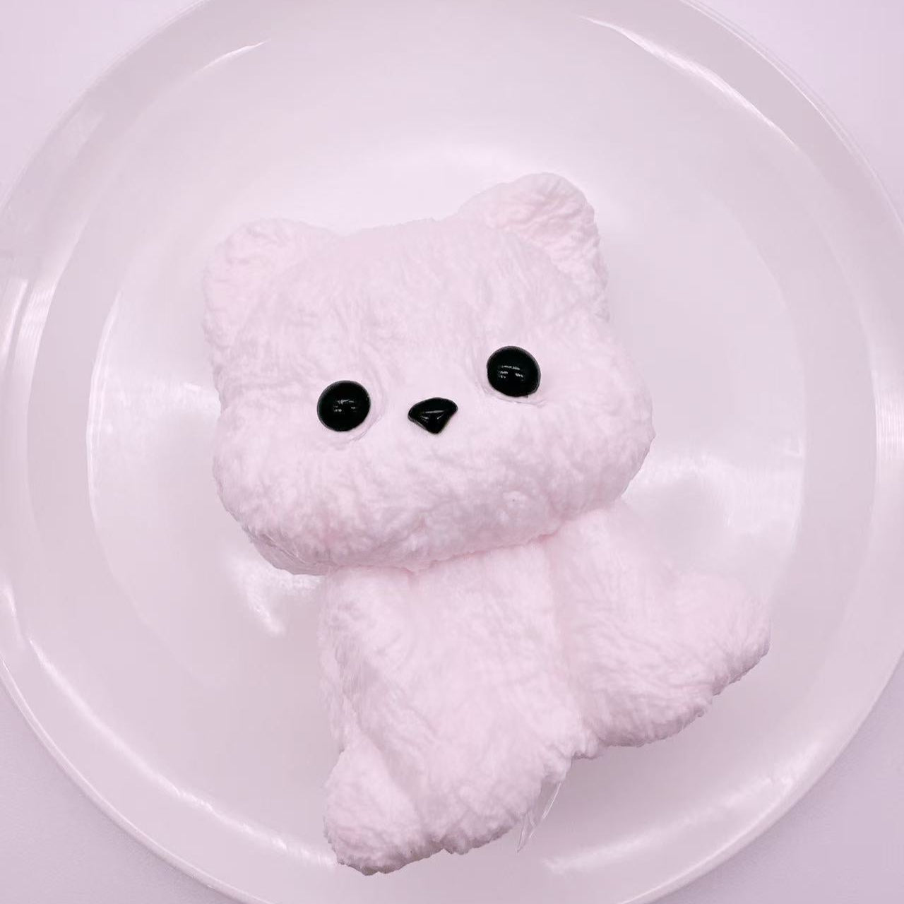 Cream Mud Puppy Taba Squishy