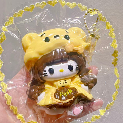 Honey Bear Kitty Taba Squishy(With Honey Jar Squishy)