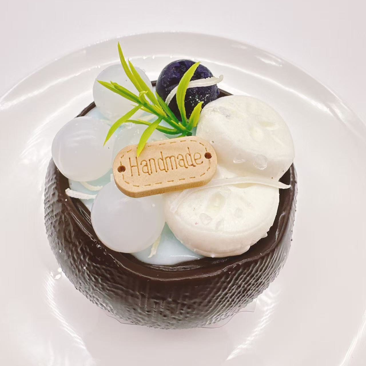 Tropical Coconut Dessert Bowl Series Taba Squishy