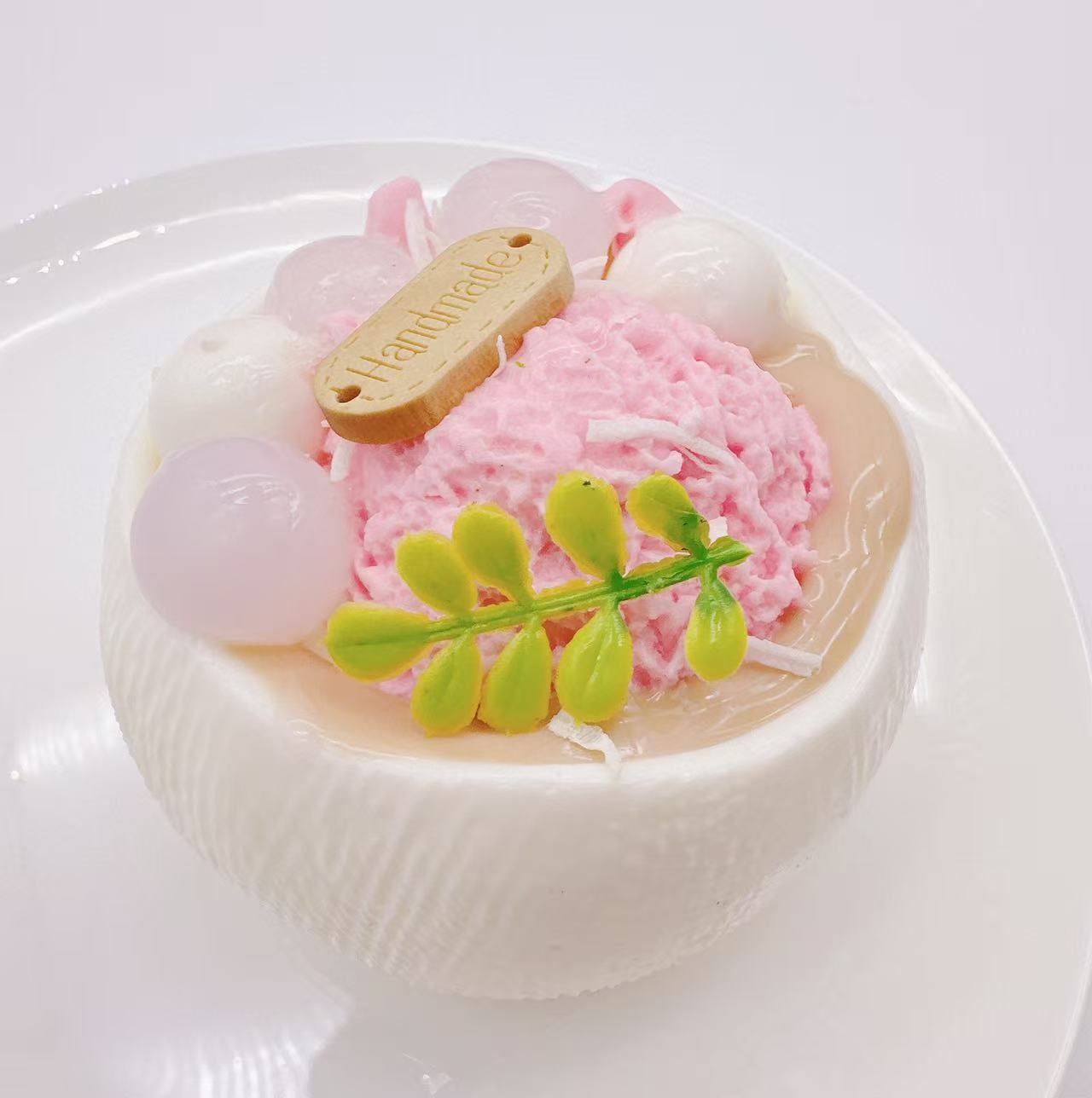 Tropical Coconut Dessert Bowl Series Taba Squishy