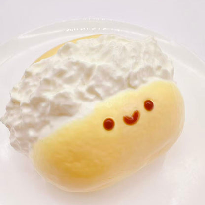 JC Cream Puff Bun Taba Squishy