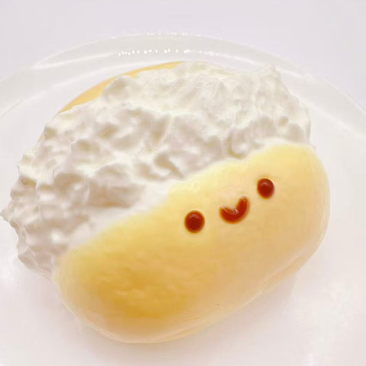 JC Cream Puff Bun Taba Squishy