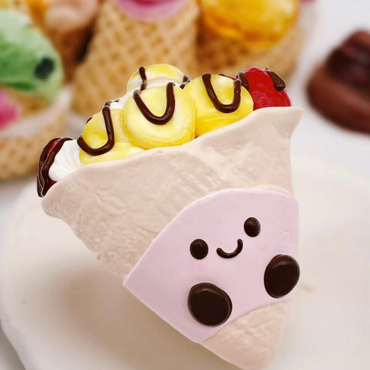 JC Banana Chantilly Baby Taba Squishy