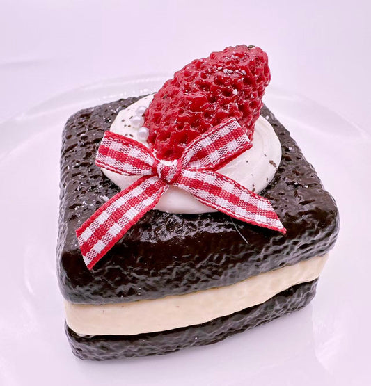 Strawberry Choco Cake Taba Squishy