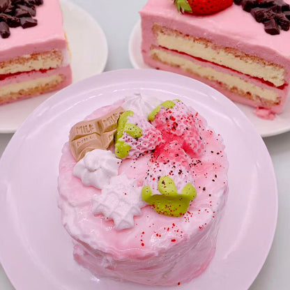 Strawberry Cloud Cake Taba Squishy