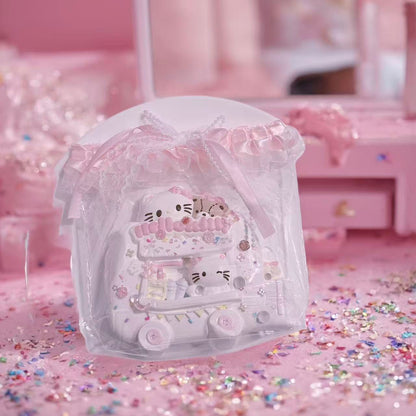 Pink Cream Kitty Beverage Van Taba Squishy