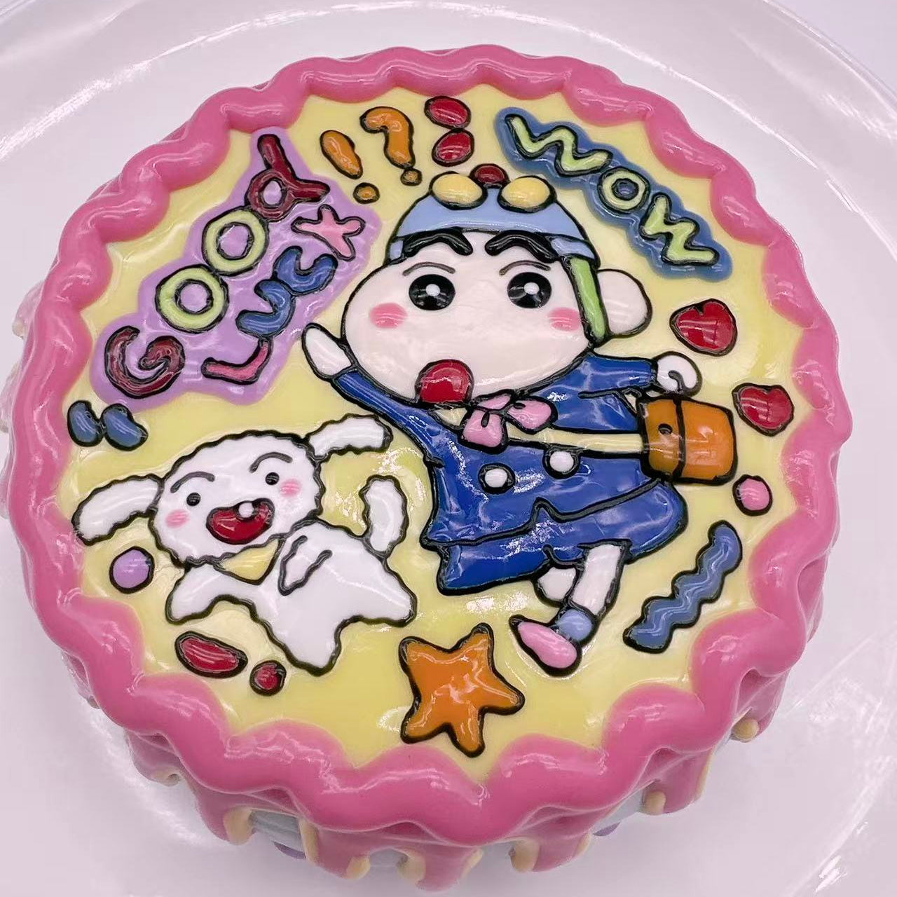 Hand Painted Shin Chan Cake Taba Squishy