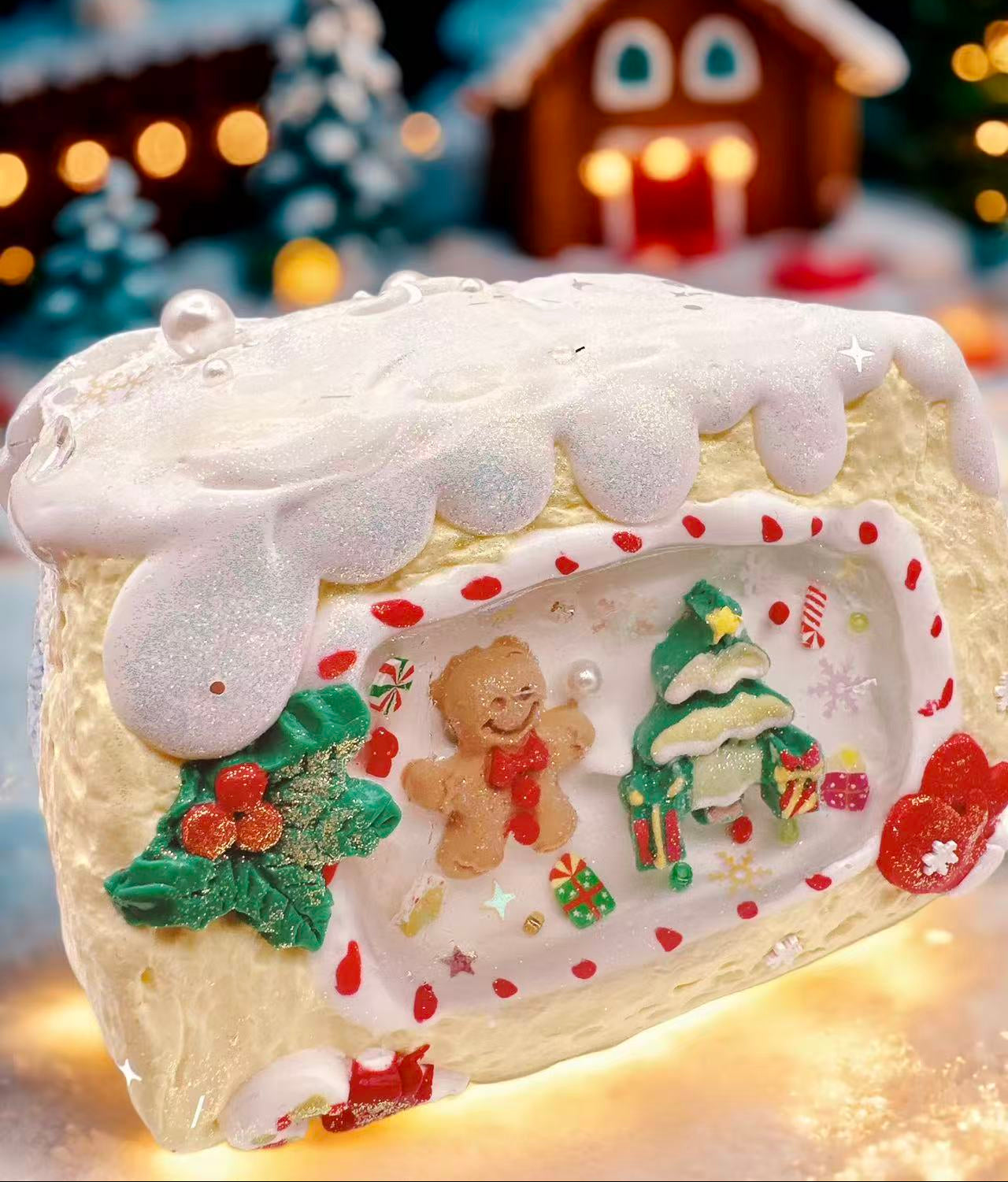 Ginger Snow Glow Toast Taba Squishy