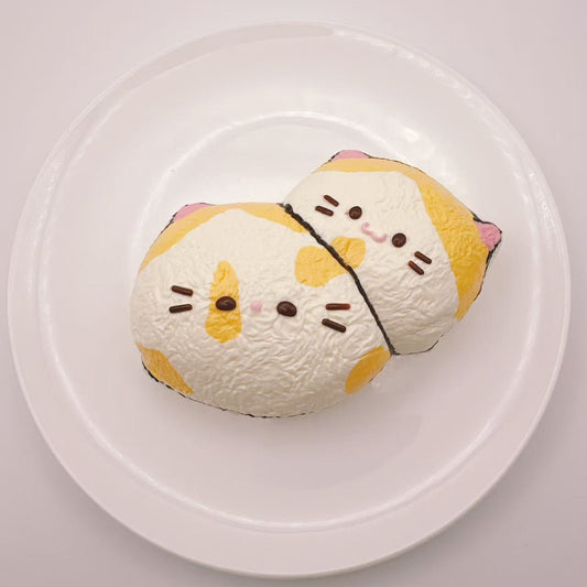 Hand Painted Kitty Duo Taba Squishy