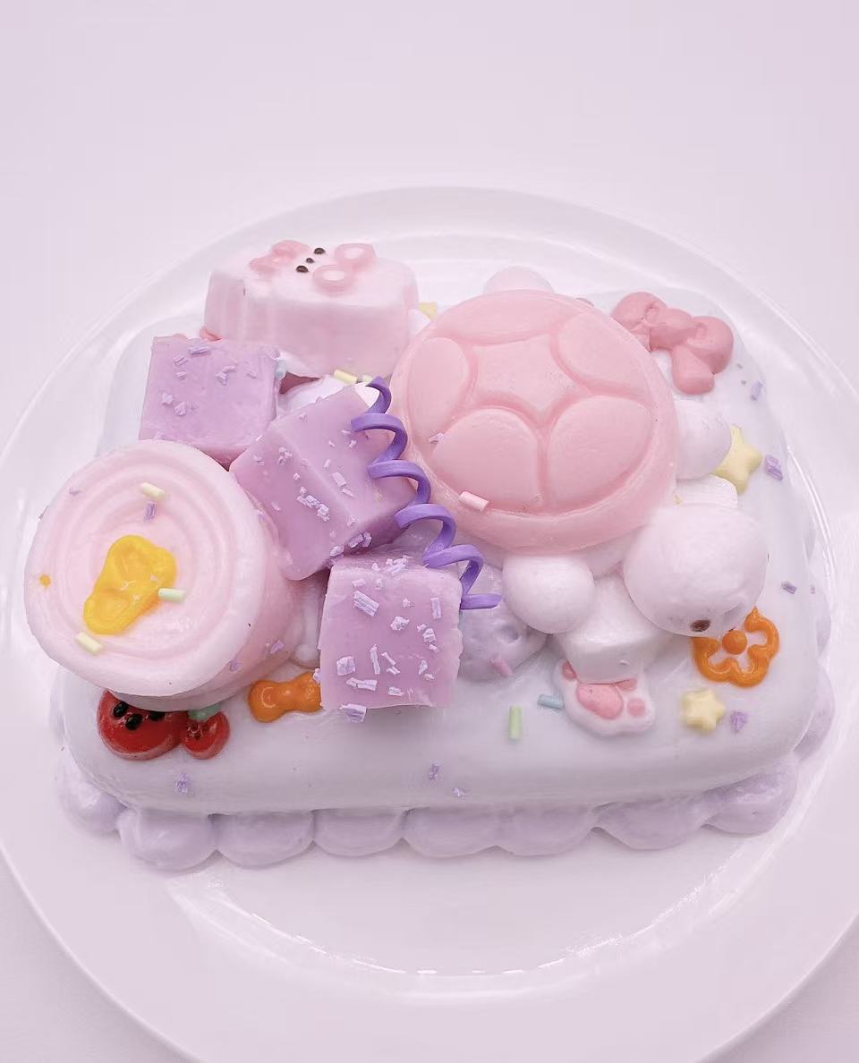 Turtle & Bunny Dream Cake Taba Squishy