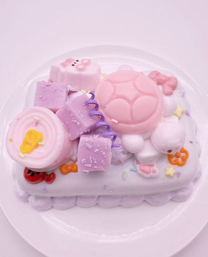 Turtle & Bunny Dream Cake Taba Squishy