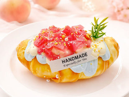 Dreamy Peach Croissant Taba Squishy