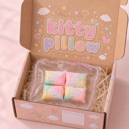 4PC kitty Pillow Taba Squishy