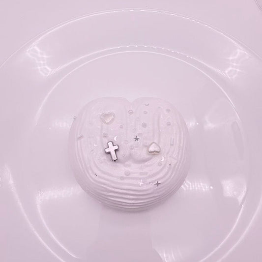 Aqua Heart Mousse Taba Squishy