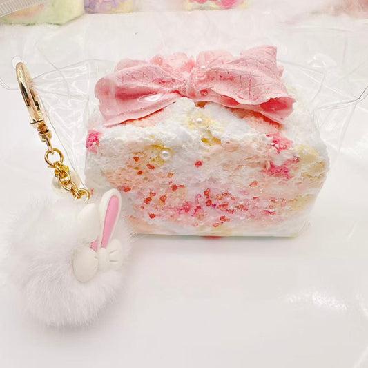 Crystal Bow Toast Taba Squishy