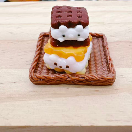 Double Biscuits Taba Squishy