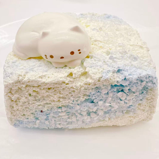Frosted Kitty Toast Taba Squishy