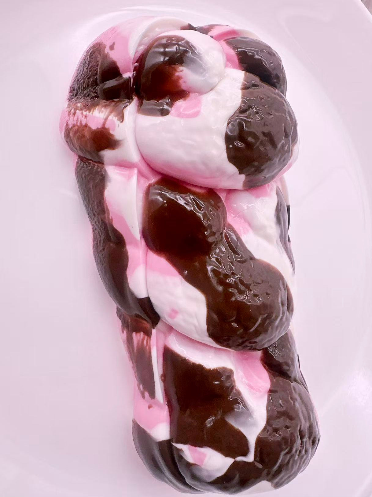 Jumbo Choco Berry Kitty Loaf Taba Squishy