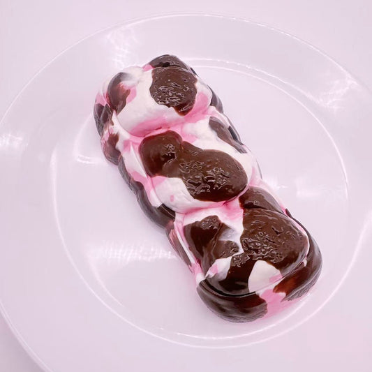 Jumbo Choco Berry Kitty Loaf Taba Squishy