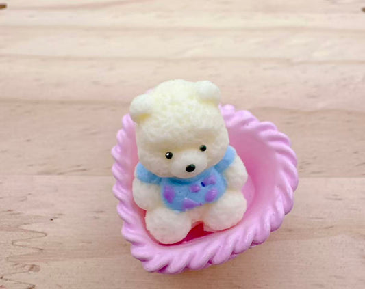 Mini Bear Taba Squishy(unique outfit each)