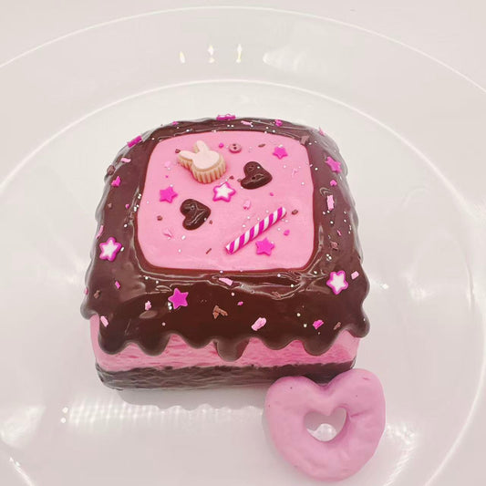 Pink Choco Delight Taba Squishy