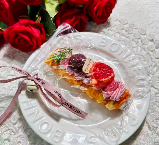 Ruby Crown Pastry Taba Squishy