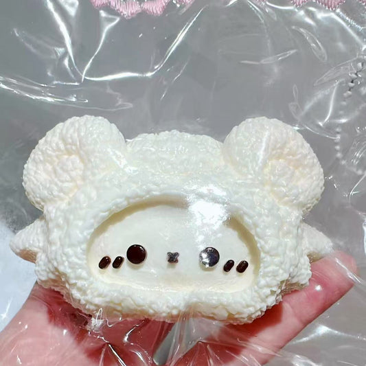 Snowy Lamb Taba Squishy