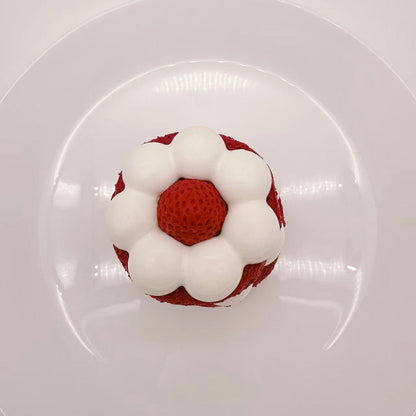 Velour Strawberry Cake Taba Squishy