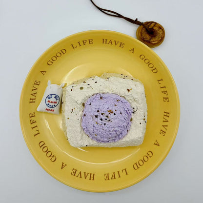 2Layer Taro Toast Taba Squishy